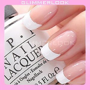 OPI Nail Polish French Manicure 2 Polishes Nail Tip Forms H19 L00