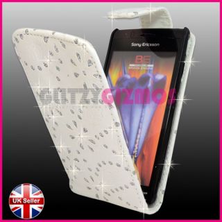 Diamond Bling Crystal Glitter Gemstone Case Cover for Sony Ericsson Xperia Arc S