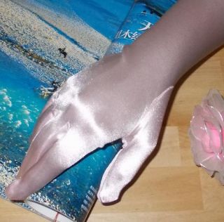 16" New Pink Bridal Satin Gloves for Wedding Opera Prom Dress Suit Party Evening