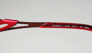New Koali 6919K 50 17 135 Red Full Rim Vision Care Eyeglasses Glasses Frames