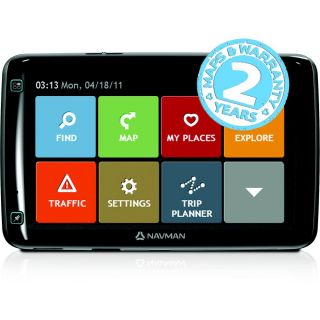 Navman MY85XLT Car GPS Navigation AU Maps Free Update Live Traffic 5 Inch