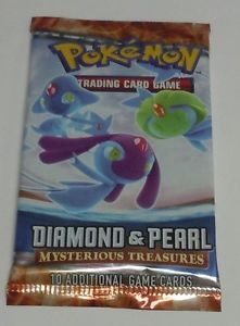 Pokemon Diamond Pearl Mysterious Treasures Booster Pack New Trading Card Game