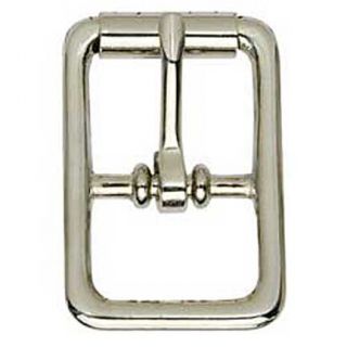 Center Bar Roller Buckle 1 2" Nickel Tandy Leather