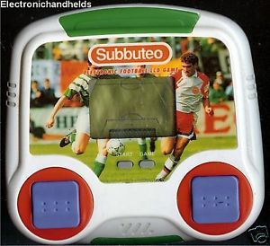 Subbuteo Football Electronic Handheld LCD Travel Game