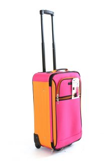 New Large 22 5"Cabin Travel Suitcase Shoulder Tote 18"Carry Bag Luggage in Pink