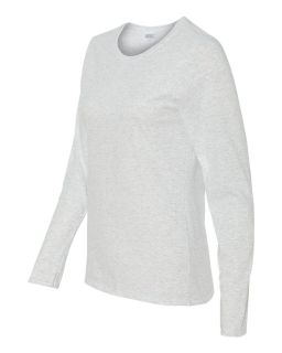Gildan Heavy Cotton Missy Fit Long Sleeve T Shirt Womens Longsleeve Tee 5400L