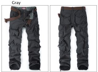 Hot Selling Match Mens Cargo Pants Trousers Black Green Gray Sz M XXL 6326