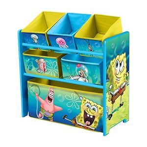 Nickelodeon Spongebob Squarepants Kids Storage Bin Toy Box New