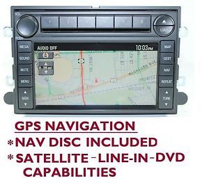 Ford Lincoln Mercury GPS Navigation Am FM CD  Radio Nav Unit 06 07 08 09