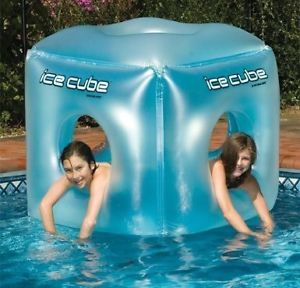 Inflatable Ice Cube Habitat Kids Childs Swimming Pool Toy Water Fun