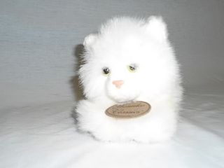 Russ Berrie Yomiko Classics SM 12" Plush Laying Persian Cat Kitten Stuffed