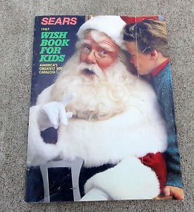 Vintage 1987  Christmas Catalog Wishbook for Kids Lots of Toys
