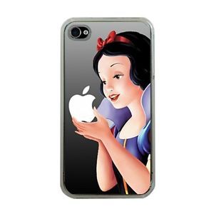 Snow White Apple iPhone 4 Hard Case Cover Clear