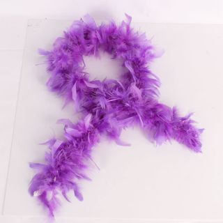 New Fluffy Purple Feather Boas Party Decoration Costume Child Princess Dress Up