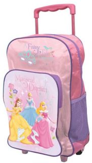 Disney Princess Kids Large Trolley Travel Luggage Bag