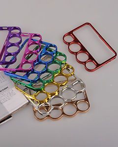 Lord of The Rings Brass Knuckles Hard Bumper Side Rim Cover Case for iPhone 5 5g