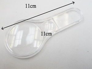 12 Magnifying Glasses Plastic Kids Party Favor Detective Spy School Toy Reading