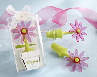 Blooming Flower Wine Bottle Stopper Favors Shower Gifts