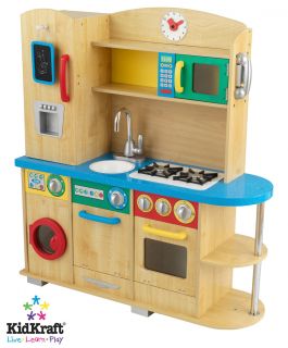 Children's Wood Kitchen Oven Kids Play Set Toy