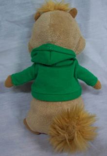 Ty Beanie Baby Alvin and The Chipmunks Theodore 6" Plush Stuffed Animal Toy