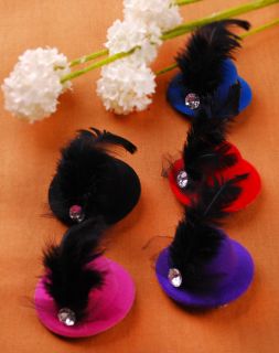 New Pet Dog Hair Clips Party Show Cute Top Hat Hair Clip for Pet Dog Child Kids