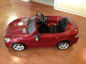 Red Mercedes Benz Convertible 300SL Kids 6V Toy Ride on Electric Car