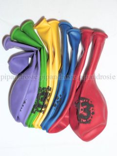 CHOOSE A PACK 10 EXPRESSION FACTORY HAPPY BIRTHDAY ANNIVERSARY PRINTED BALLOONS