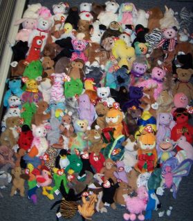 299 Ty Beanie Babies Collection Lot Beanies Sale CLOSEOUT Bulk Toys Plush