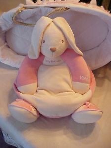 Kaloo My First Baby Sofa Pink Bunny Plush Bean Bag Chair