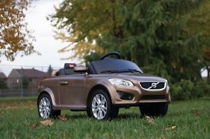 Bronze Volvo Ride on Toy Battery Operated Car for Kids