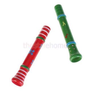 Kids Funny Music Instrument Classic Wooden Speaker Whistle Puzzle Creative Toys