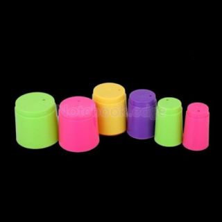 5X Set of Colorful Detachable Plastic Ring Toss Toy for Child Educational Game