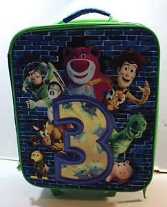 Kids Disney Toy Story 3 Suit Case Luggage 15 x 12 Childrens Travel Bag