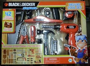 Black & Decker Junior Kids Tool Set-Mega Tool Set 42 Pc. Tools &  Accessories