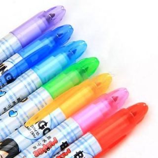 7pcs Unique Fabric Paint Brush Marker Pens Washable