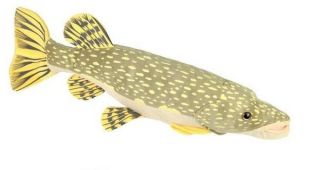 Pike Fish Extra Large Soft Toy Plush Toys Stuffed Animal 27" 69cm Long New