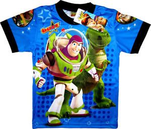 Disney Toy Story 3 Kids Boys T Shirts Tops XL Age 7 8