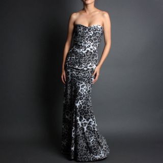 Formal Fitted Strapless Party Evening Gown Cocktail Long Maxi Dress Sz s M L