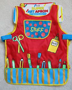 Alex Toys My Super Art Apron Kids Toddler Painting Artist Smock One Size