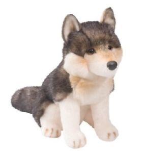 Douglas Cuddle Akta The Wolf Dog Plush Stuffed Animal Child Kid Toys