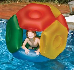 Polyhedron Rolly Ball Pool Float Toy Fun Games Kids Inflatable Water Summer