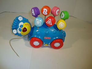 Blue Bear Bus Rolls Sing Along Music Play Mattel Toy Kids Car ABC and Shapes