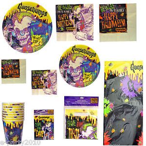Vintage Goosebumps Halloween Birthday Party Supplies Pick 1 or Many for Set