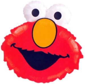 20" Elmo Head Balloon Sesame Street Themed Birthday Party Supplies
