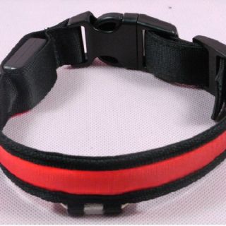 New Pet Cat Dog LED Flashing Light Up Adjustable Safety Collars for Pet Supplies