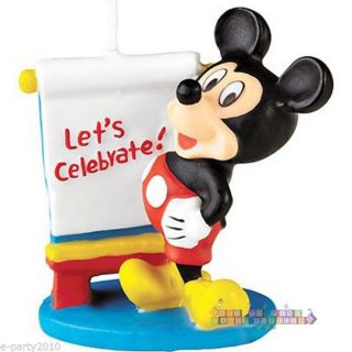 Disney Mickey Mouse Clubhouse Cake Candle Birthday Party Supplies Decorations