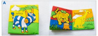 Child First Tearproof Colorful Picture Cloth Book Baby Intellectual Toy Kid Gift