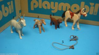 Playmobil City Life Zoo Farm geobra Toy Dog Donkey Horse Choose One 211