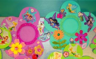 14 Disney Fairies Tinkerbell Magnetic Flower Frames Party Favors New Handmade