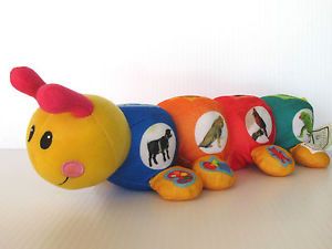 Baby Einstein Musical Discovery Caterpillar Plush Toy Stuffed Animal Light Music